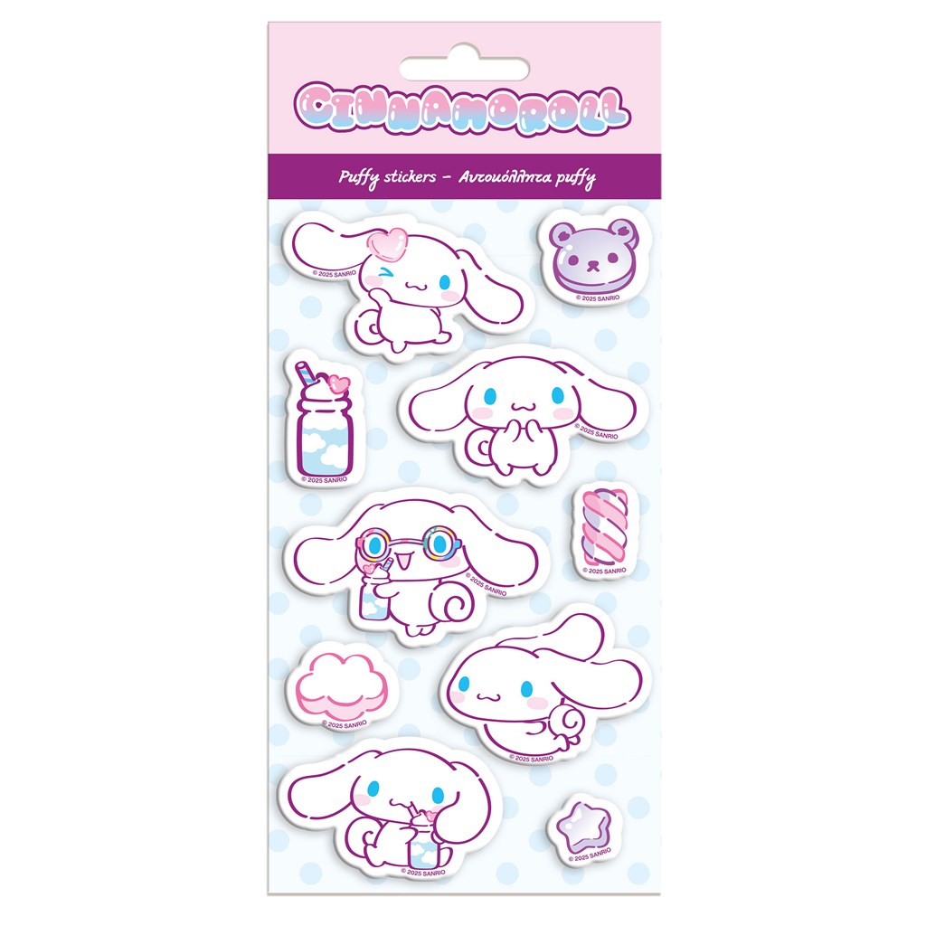 CINNAMOROLL - Puffy Stickers