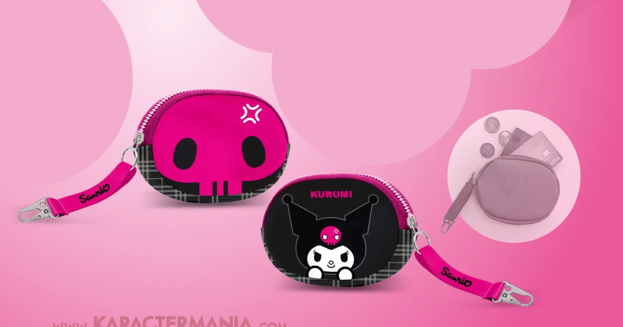 KUROMI - Skull - Pill Coin Purse '12x9,5x2cm'