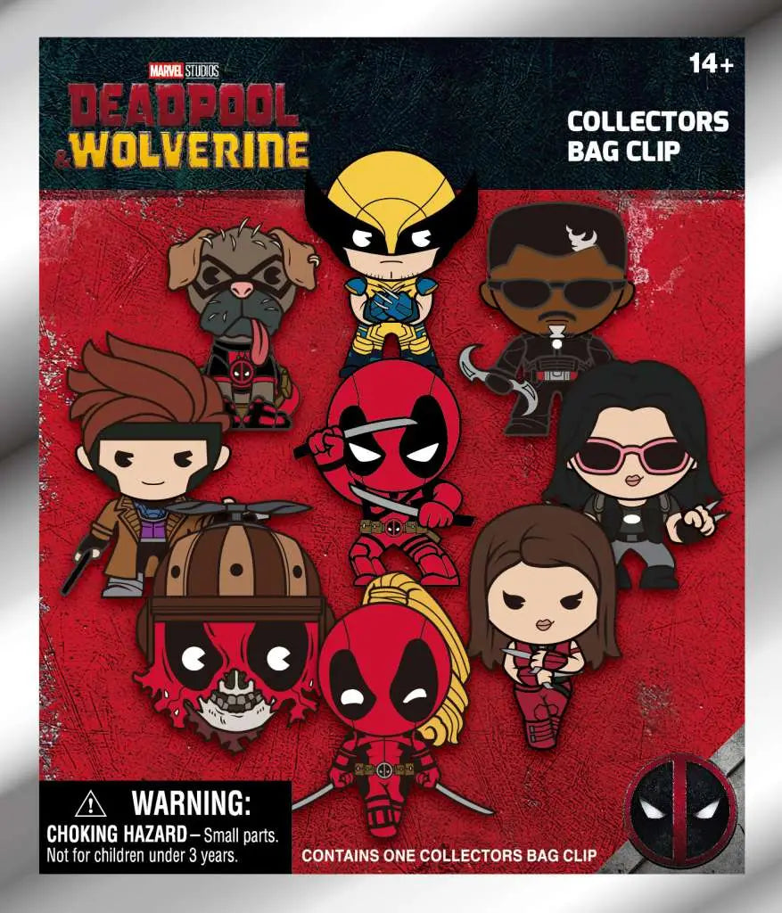 DEADPOOL MOVIE 3D BAG CLIP BLIND BOX DISPLAY (24)