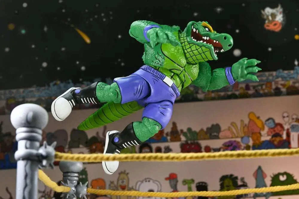 TMNT ARCHIE COMICS STUMP WRESTLING LEATHERHEAD AF