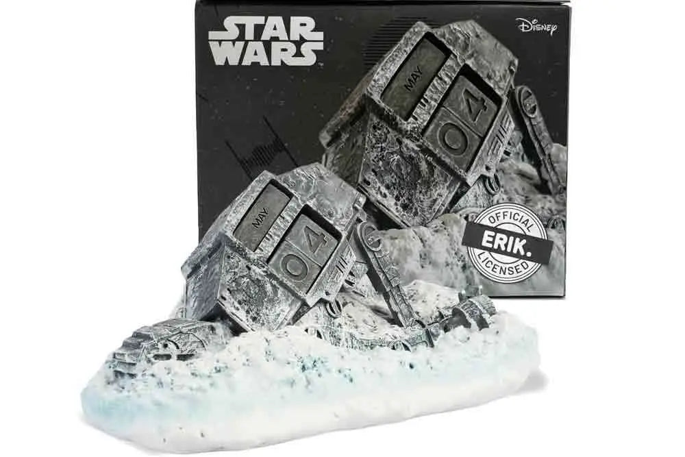 STAR WARS ATAT WALKER DESTROYED 3D PERPETUAL CALENDAR