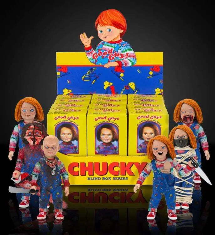 CHUCKY TV GOOD GUY BLIND BOX 7" FIGURE DISPLAY (12)