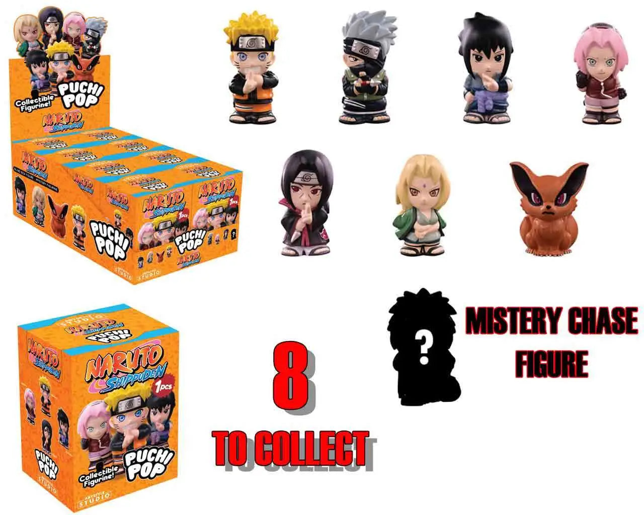 NARUTO PUCHIPOP BLIND BOX DISPLAY (8)