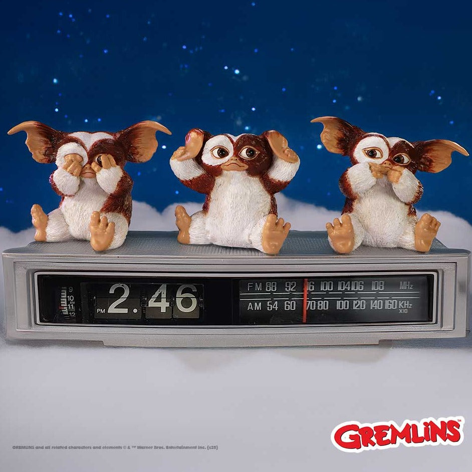 GREMLINNS THREE WISE GIZMO FIGURINE SET