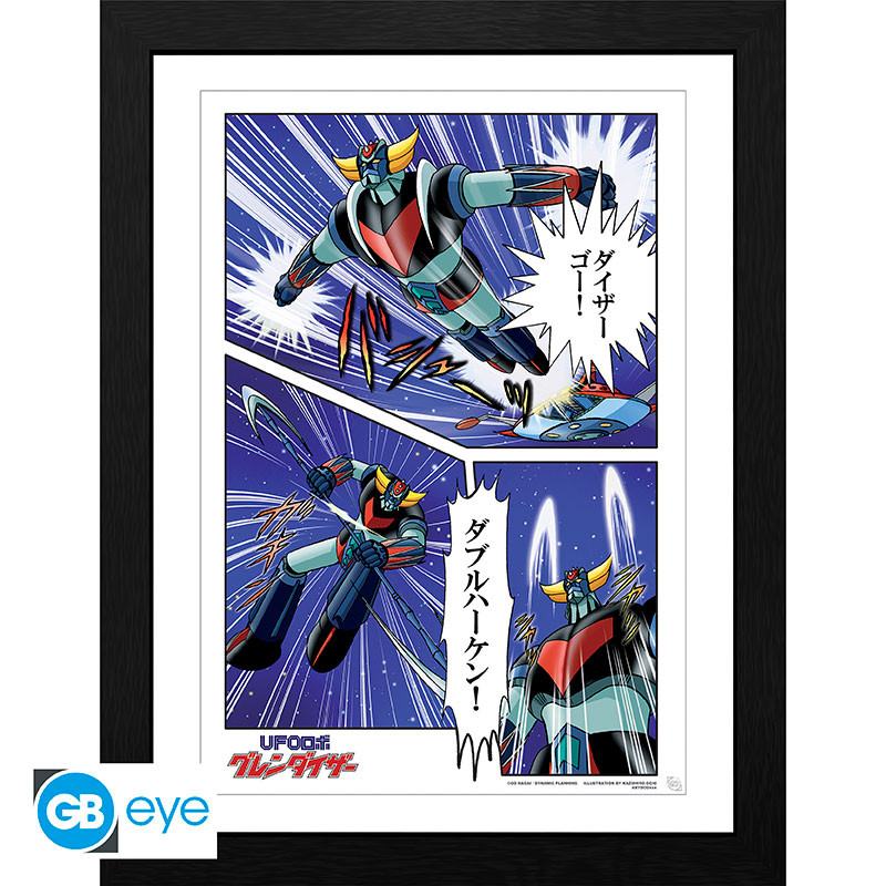 UFO ROBOT GRENDIZER FRAMED PRINT