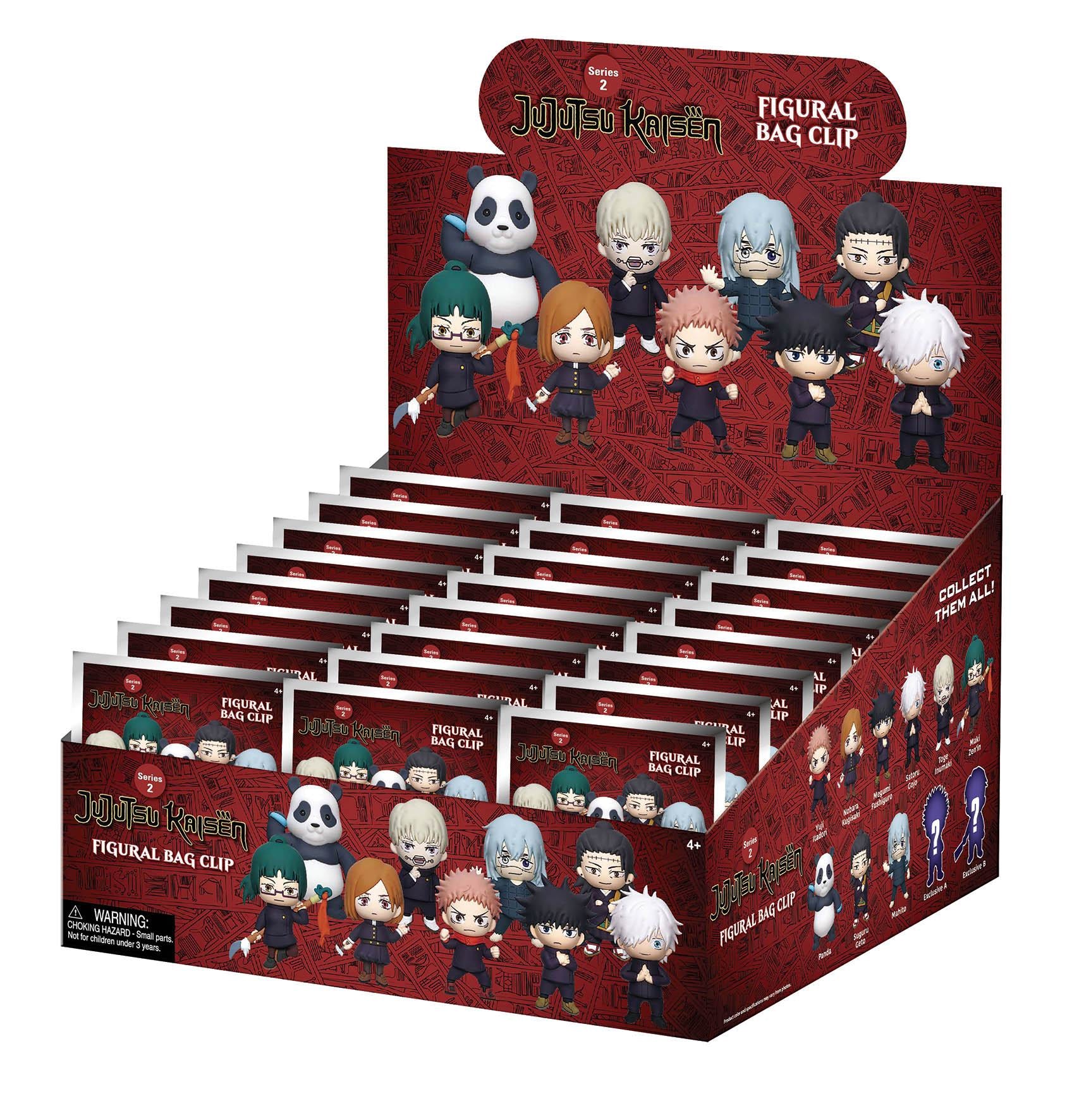 JUJUTSU KAISEN S 2 BAG CLIP BLIND BOX DISPLAY (24)