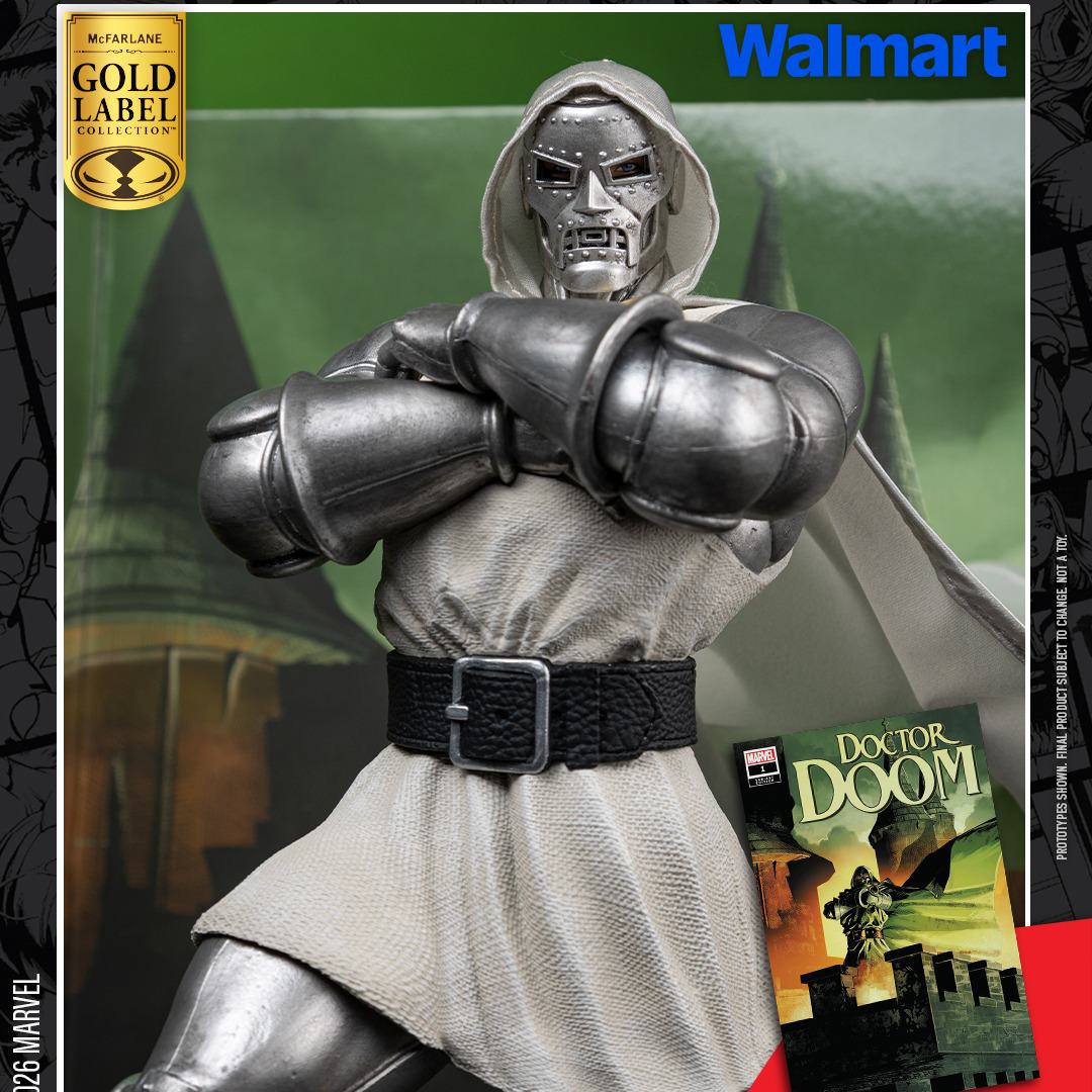 MARVEL COLLECTION 1:6 WV8 DOCTOR DOOM #1 FUTURE FOUNDATION GOLD LABEL FIGURE