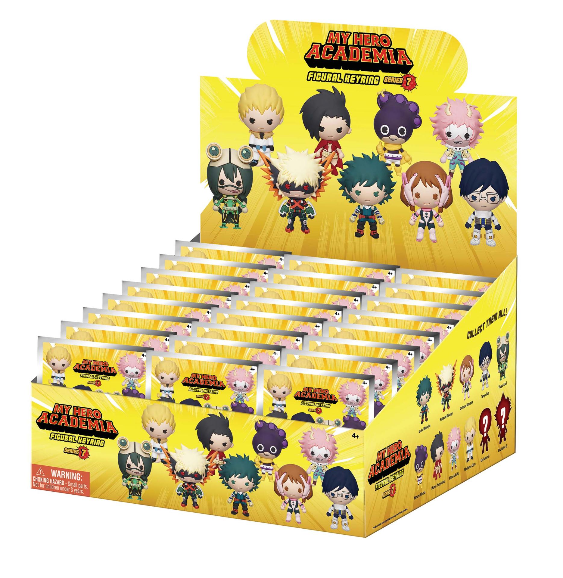 MY HERO ACADEMIA S7 BAG CLIP BLIND BOX DISPLAY (24)