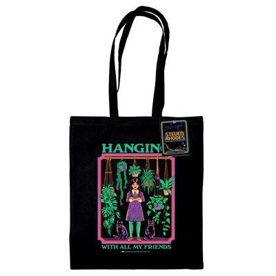 STEVEN RHODES HANGING WITH ALL OF MY FRIENDS TOTE BAG