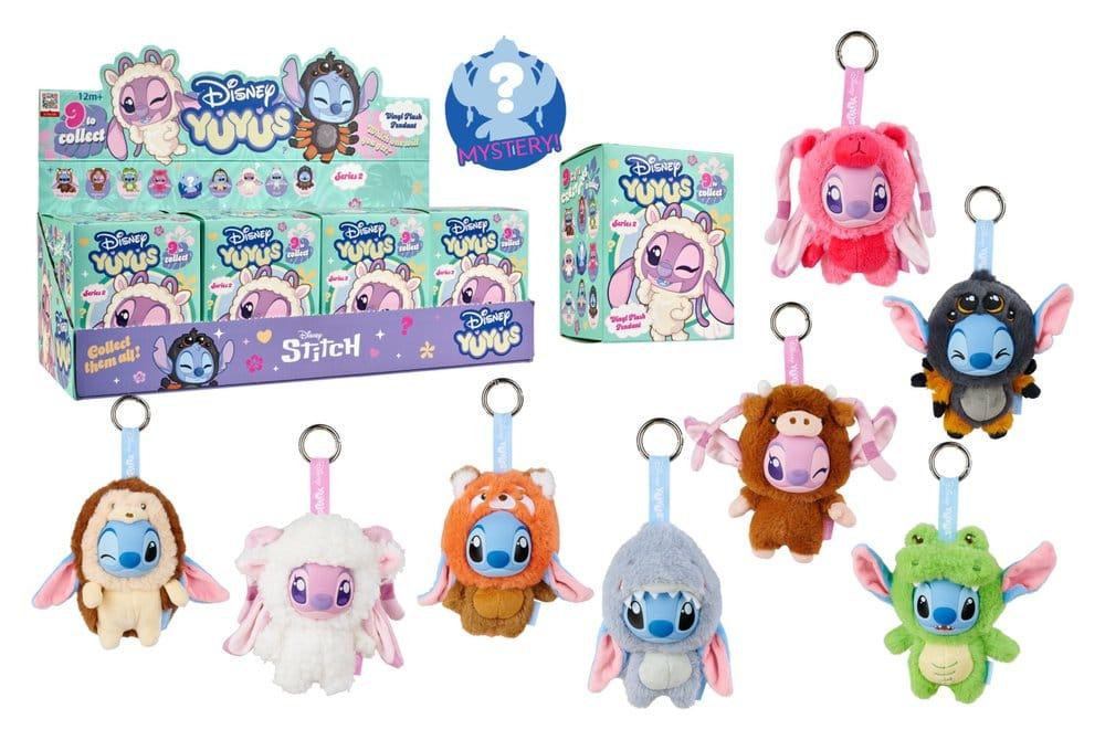 DISNEY STITCH YUYUS PLUSH WAVE 2 BAG CLIP BLIND BOX (8)