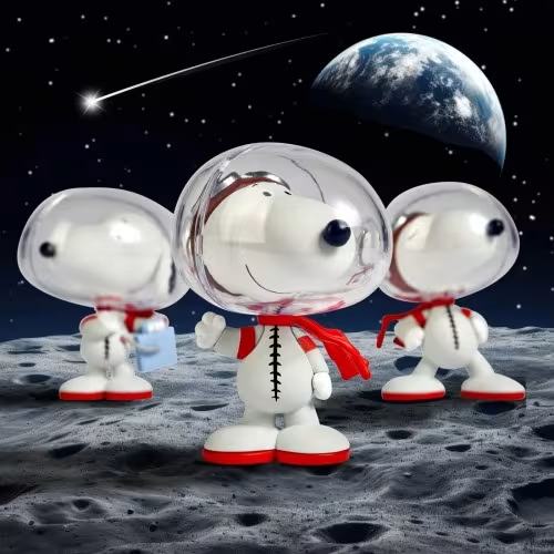 PEANUTS SNOOPY WORLDS BEYOND URDU BLIND BALL BLIND BOX (8)