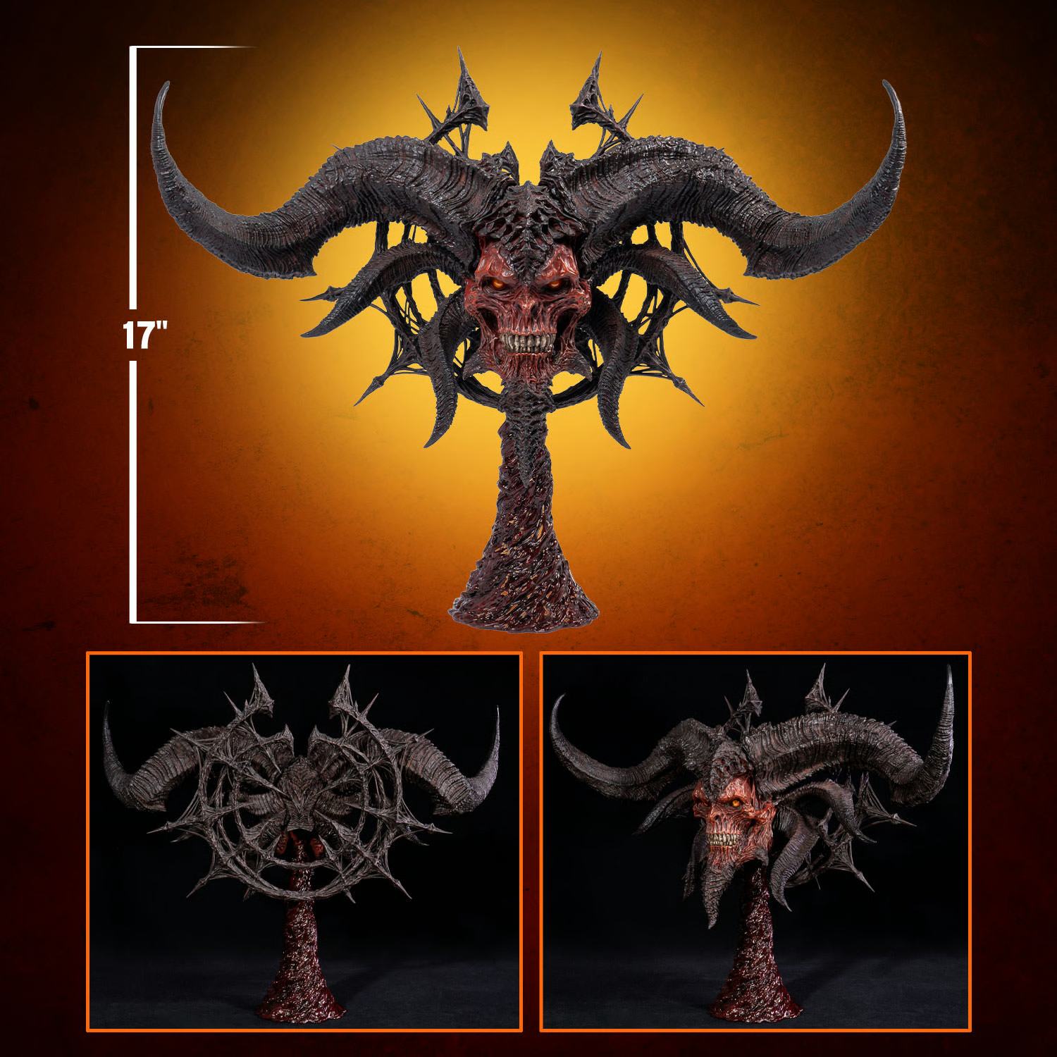 DIABLO IV LORD OF HATRED MEPHISTO 1/2 SCALE ARTMASK