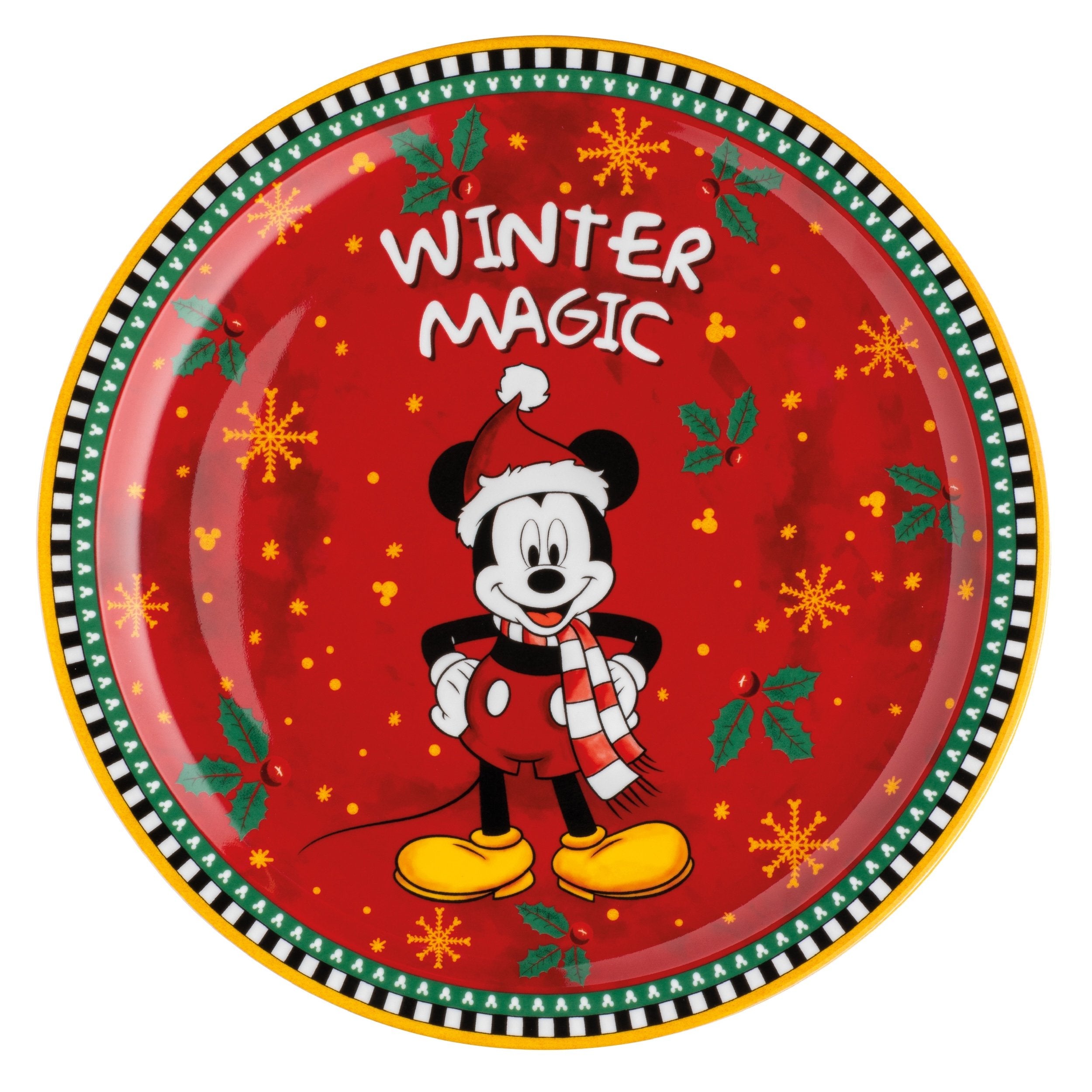 DISNEY - Magic Winter - Serving Plate D31cm - Mickey