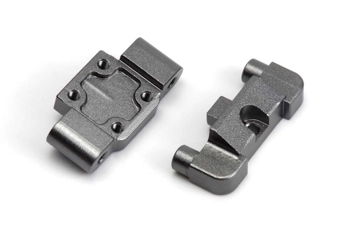Aluminum Front Pivot Block Set (Grey)