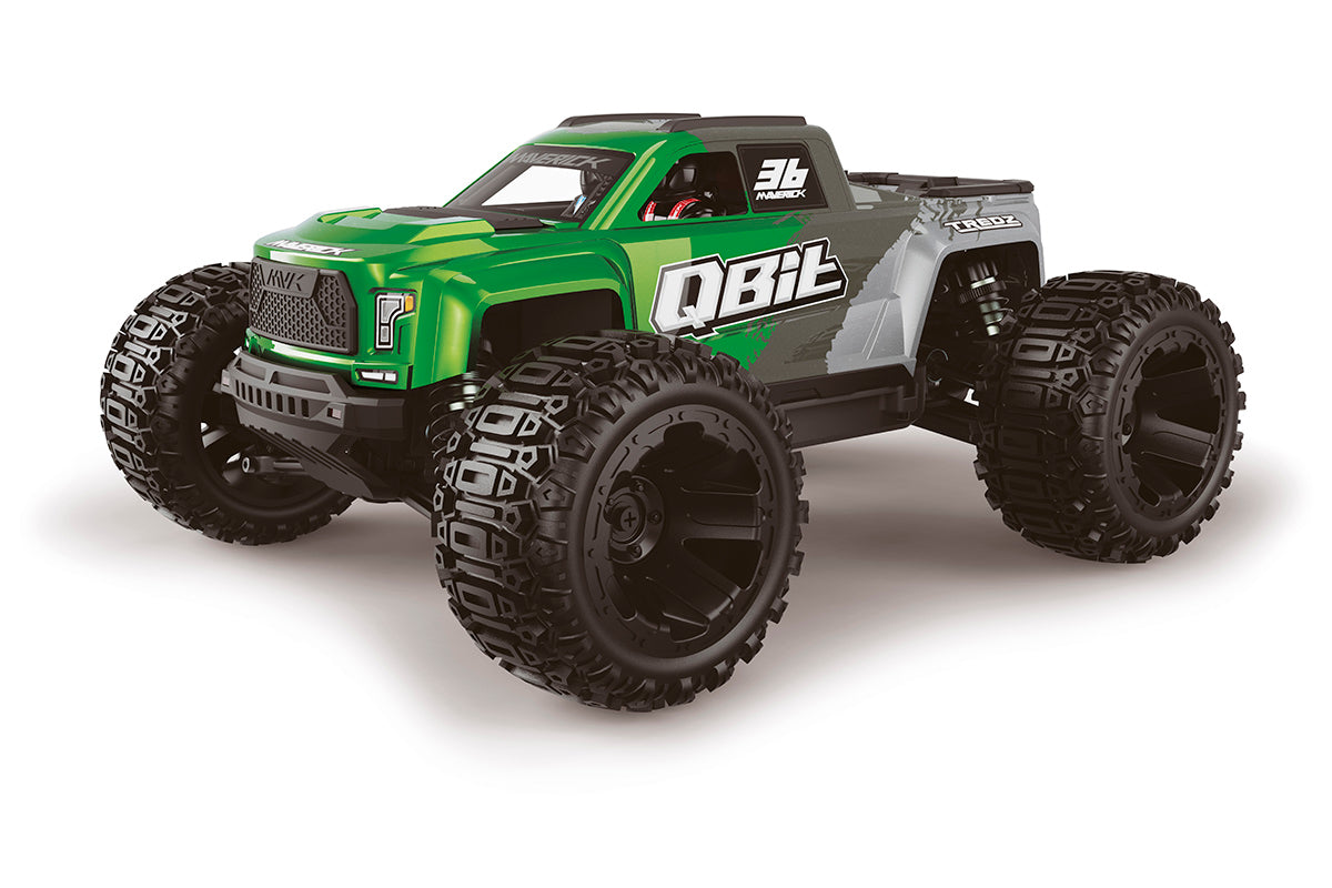 Qbit MT 1/16th Monster Truck - Green
