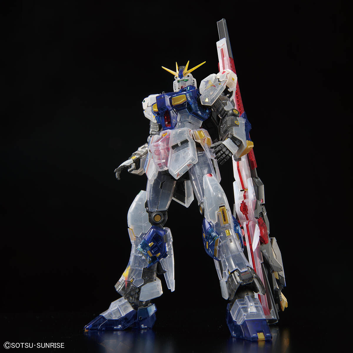 RG 1/144 Gundam Base Limited (Side-F) RX-93ff Nu Gundam [Clear Color]