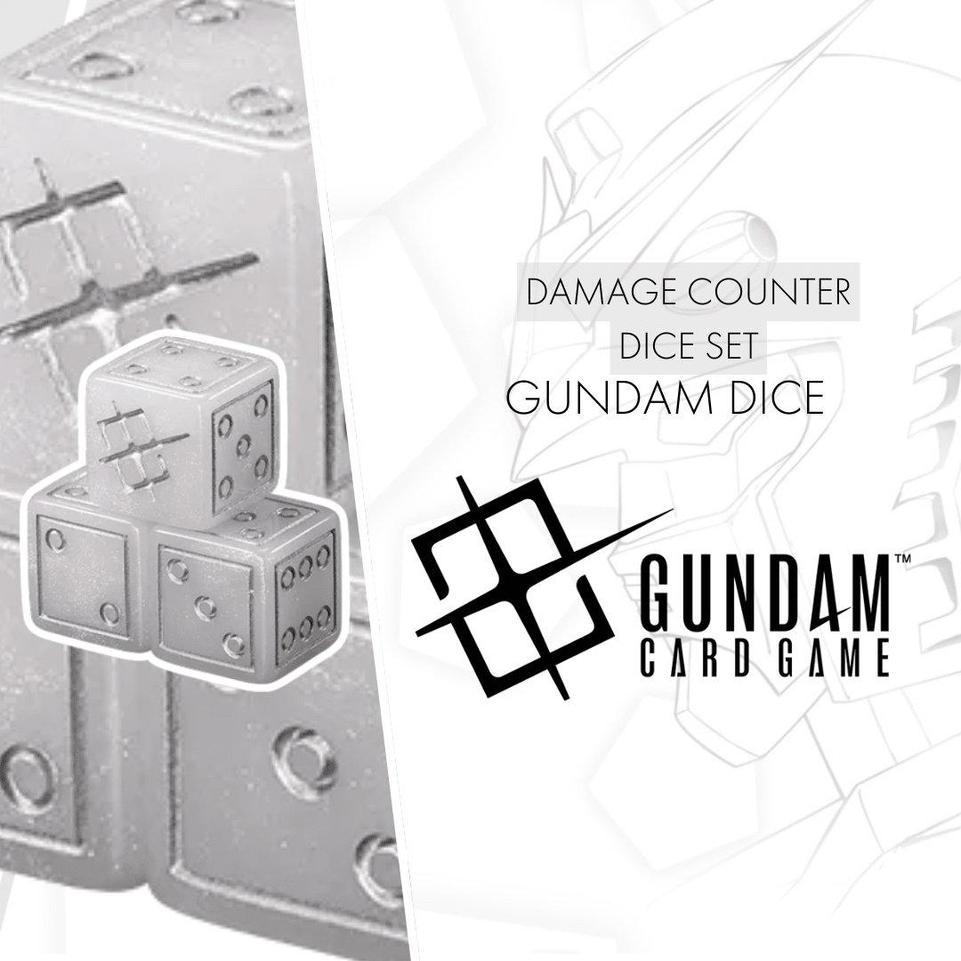 GUNDAM CARD GAME オフィシャルダメージカウンターダイス01 PREORDER* Gundam Card Game Damage Counter Dice Set 01