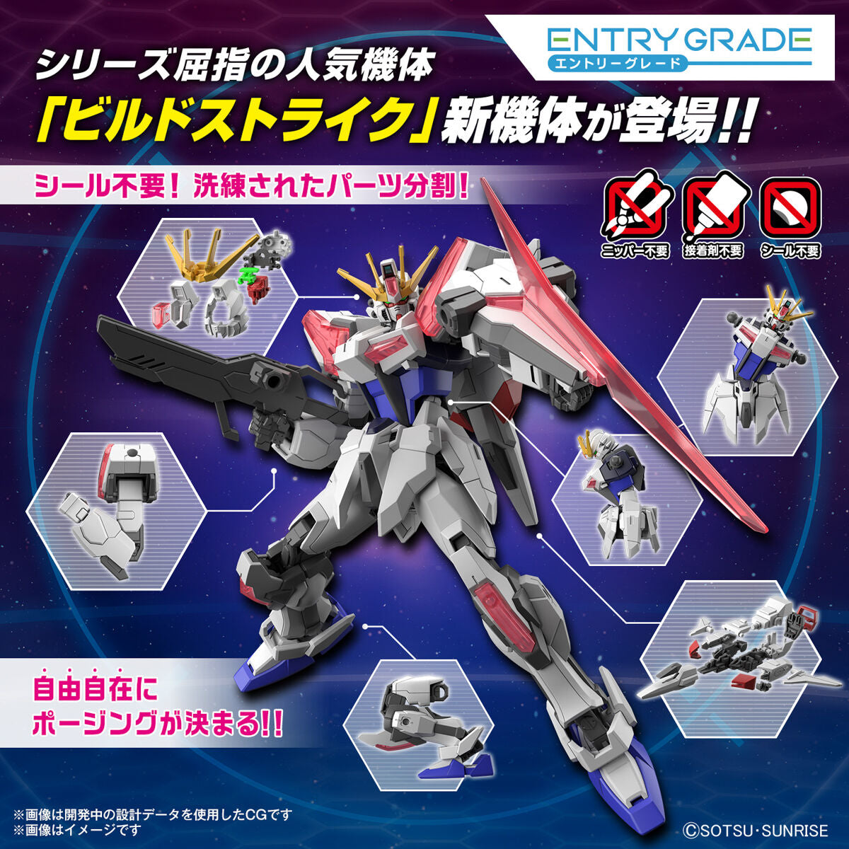 EINSTIEGSKLASSE 1/144 Build Strike Exceed Galaxy