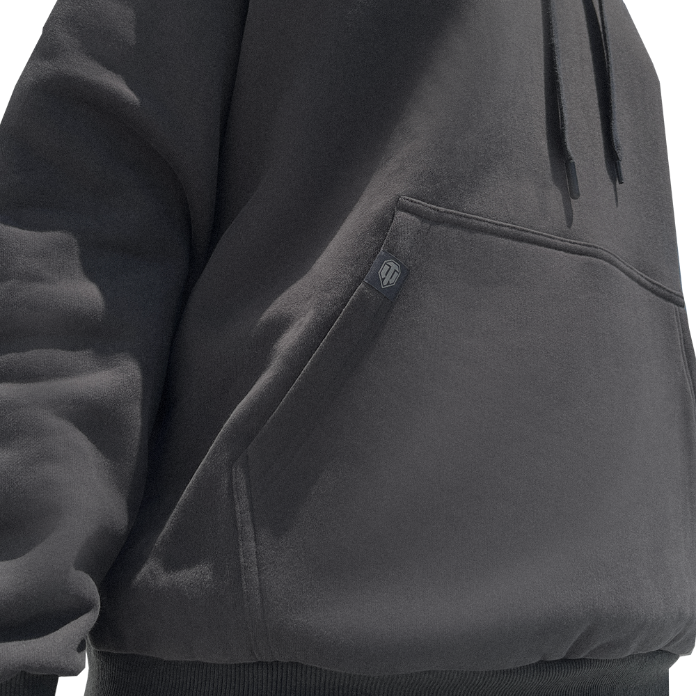 World of Tanks Hoodie with embossing grey, 2XL