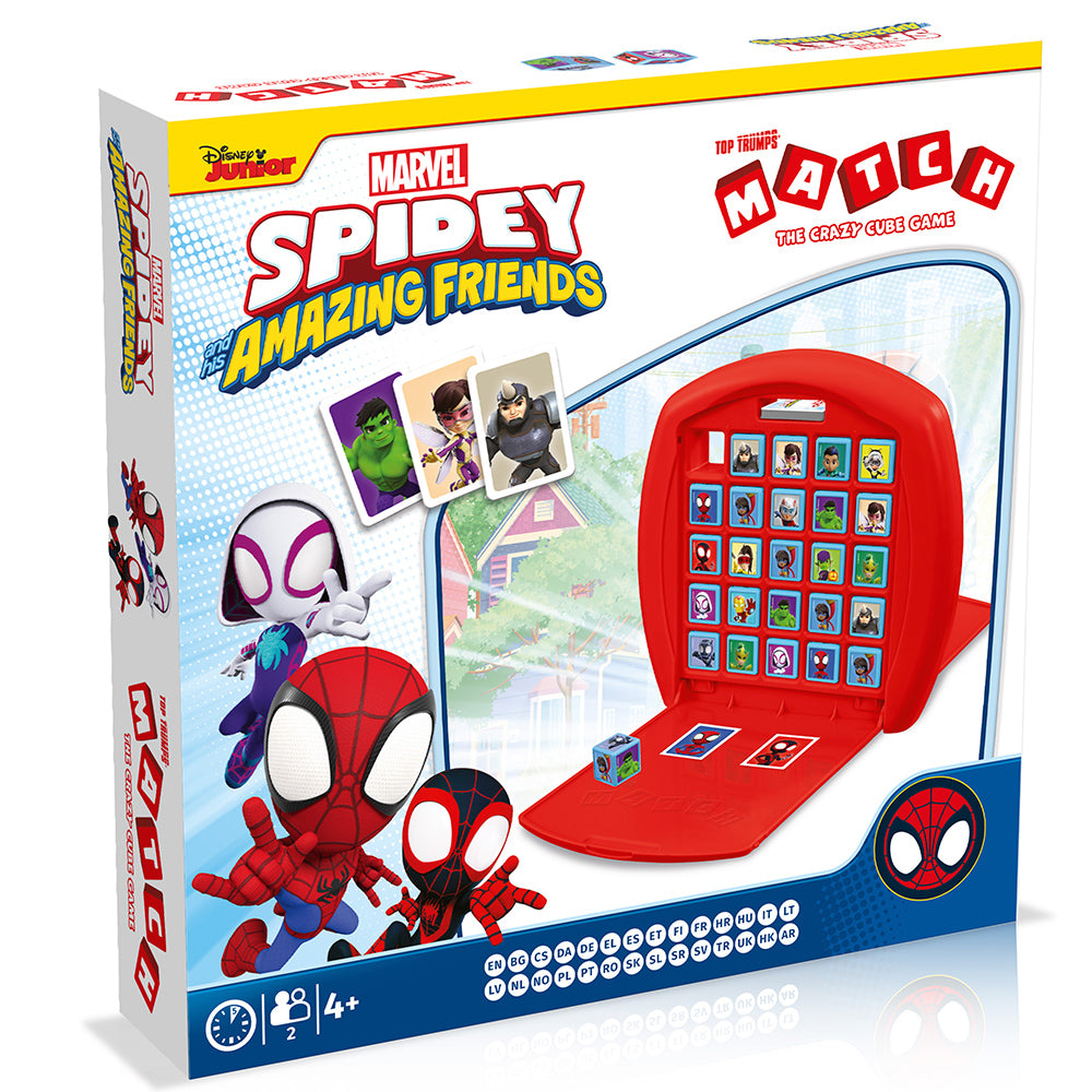 Winning Moves Top Trumps Match - Spidey & Friends Multilingual Board Game