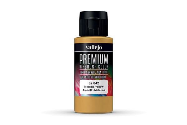 Premium color metallic yellow 60ml