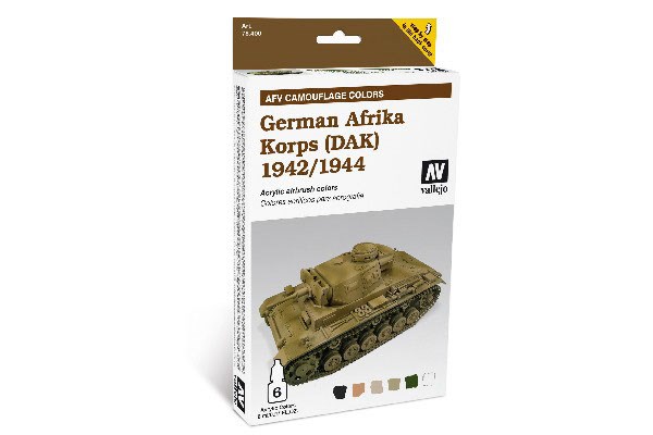 Model Air German Afrika Koorps 1942/1944 6x8ml