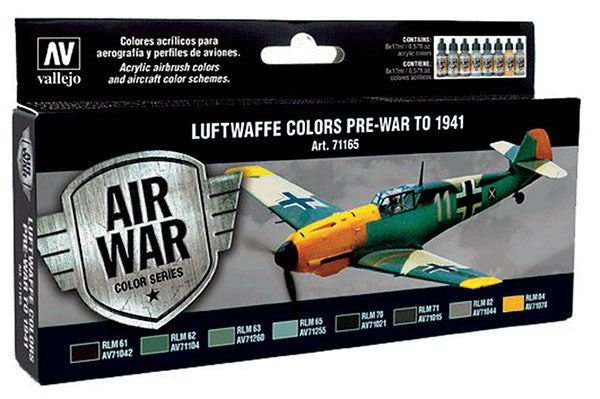 Model Air, Luftwaffe Pre-War to 1941, 8x17ml