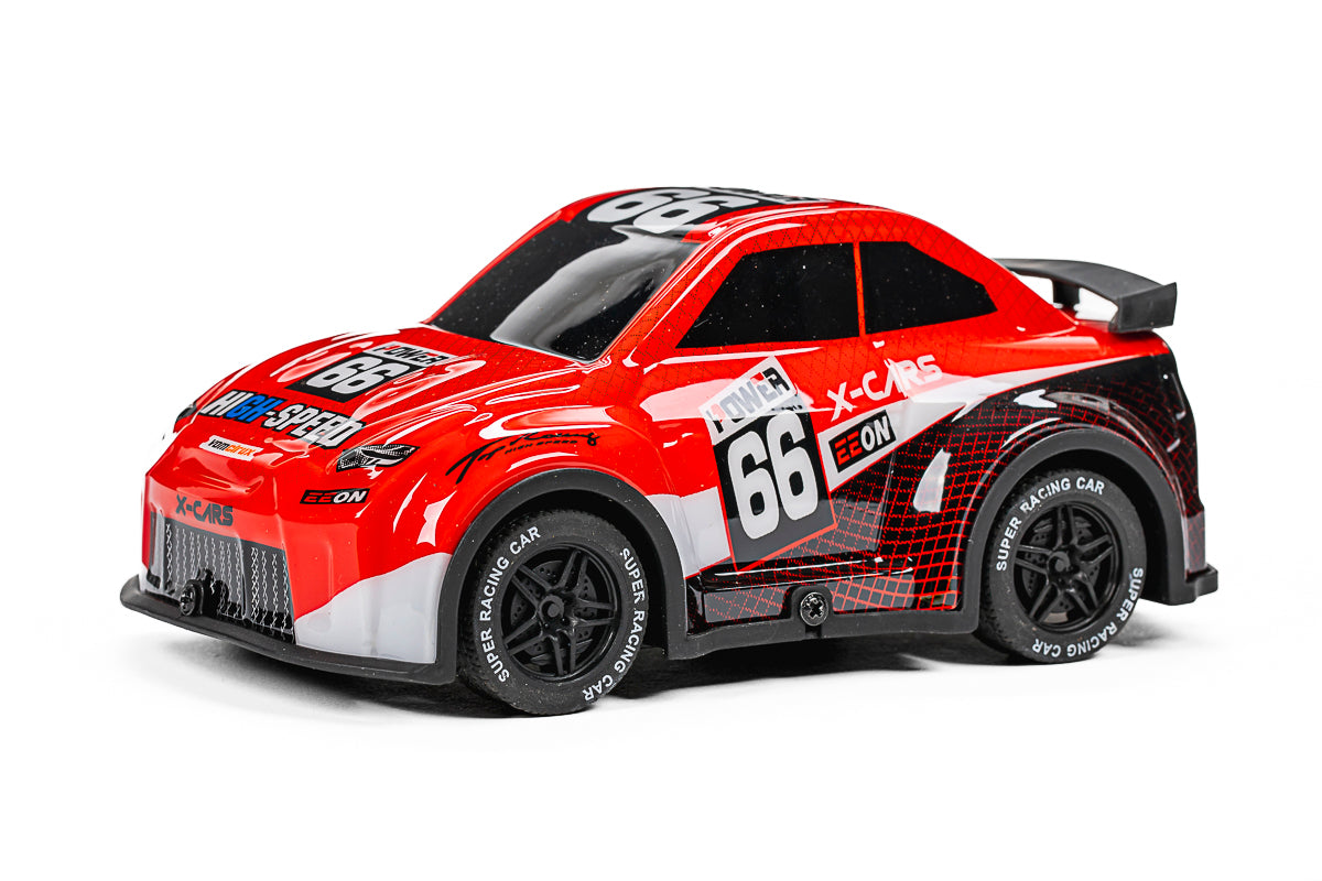 Mini Rally R/C 1:24 2,4GHz w/light, red