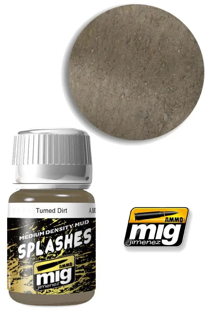 SPLASHES & MUD TEXTURE TURNED DIRT 1753