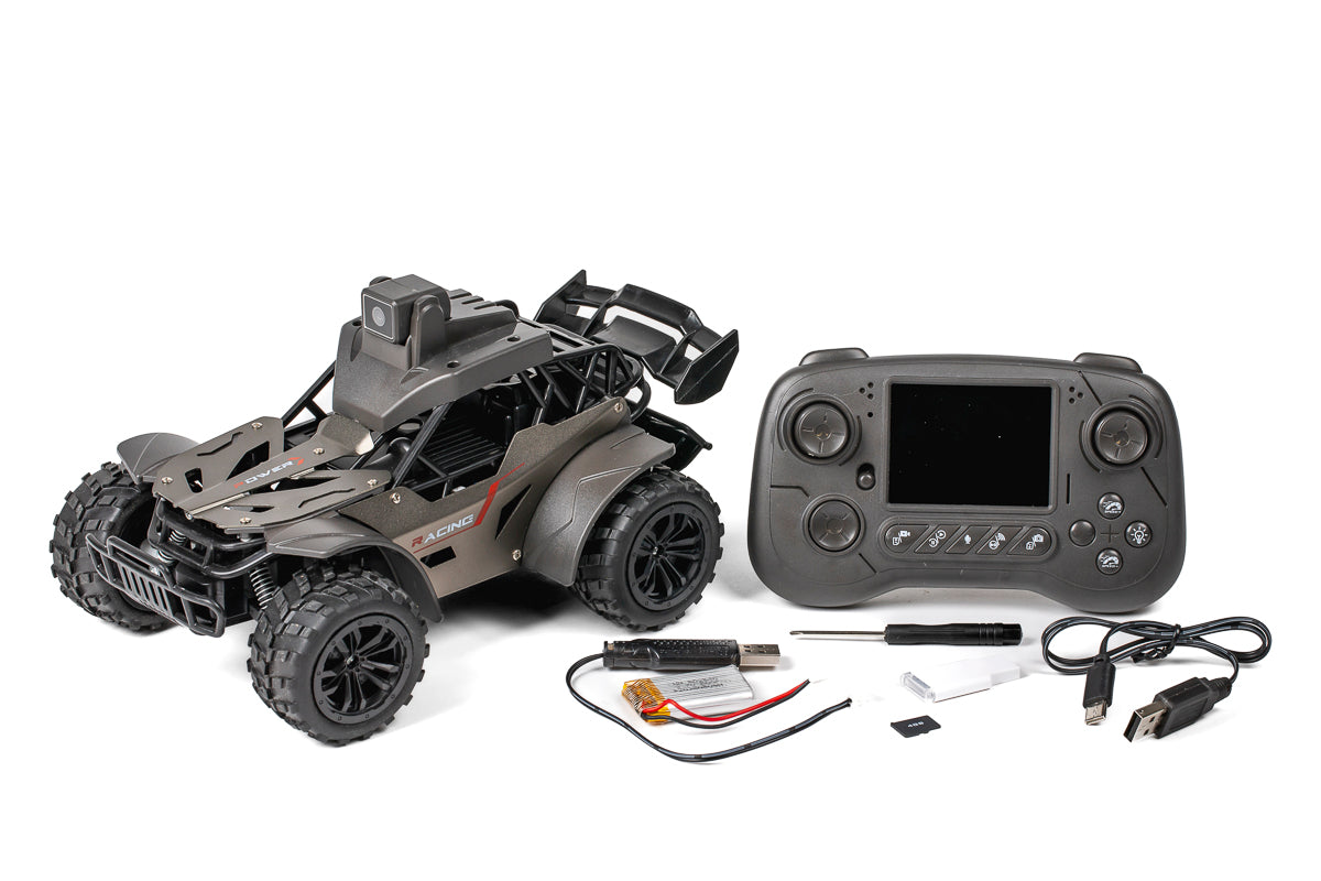 FPV Racing Car w/camera 1:20 R/C 2,4GHz metal grey
