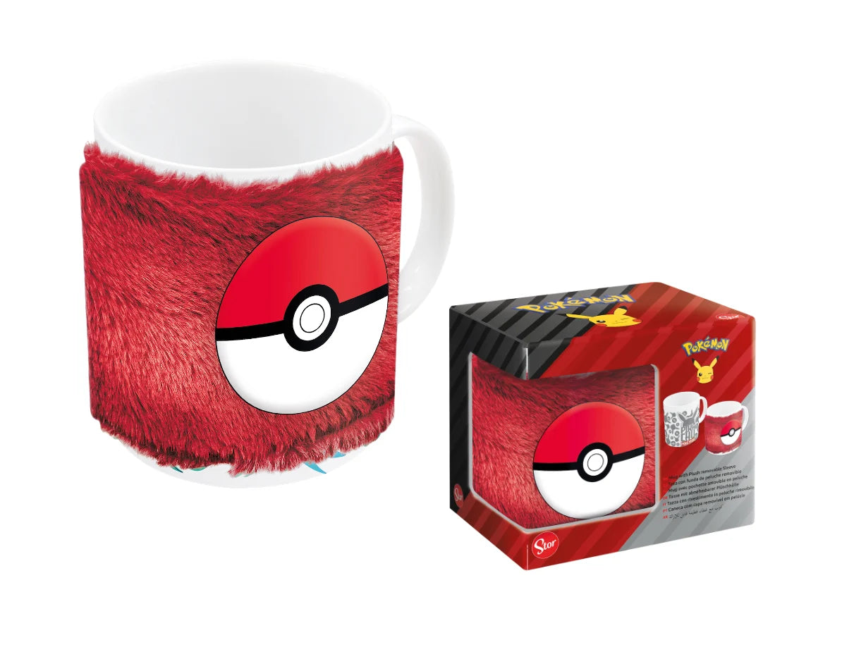 POKEMON - Pokéball - Plush Sleeve Mug 11oz