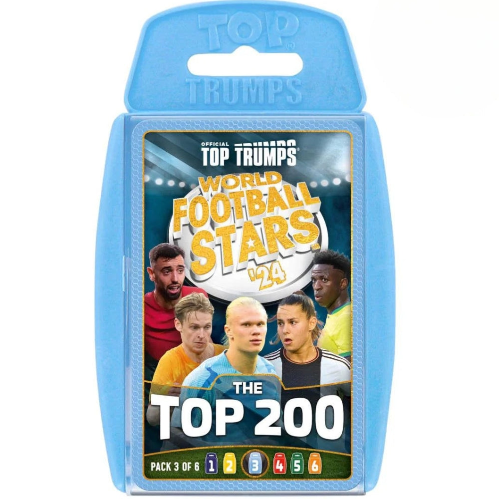 World Football Stars Top 200 - Pack 3 Top Trumps Card Game English