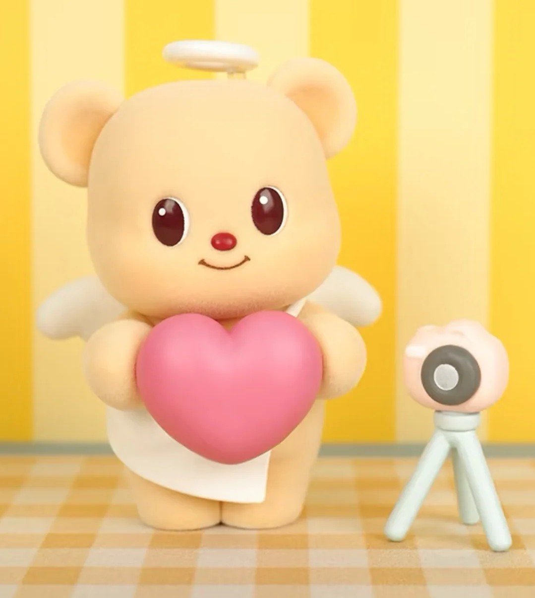 BUTTERBEAR - Leisure Time - Display of 6 Plushs 10cm - Mystery Box