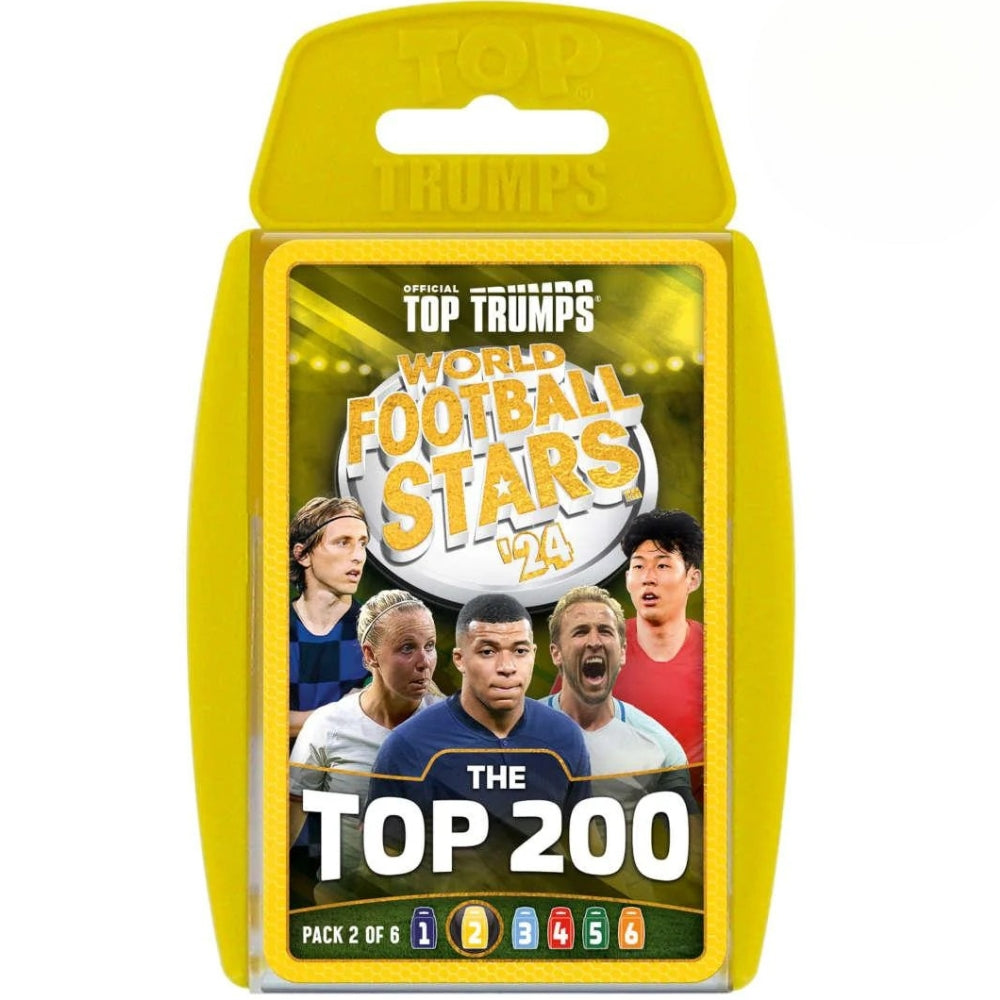 World Football Stars Top 200 - Pack 2 Top Trumps Card Game English