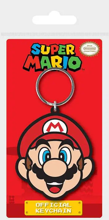SUPER MARIO MARIO RUBBER KEYCHAIN