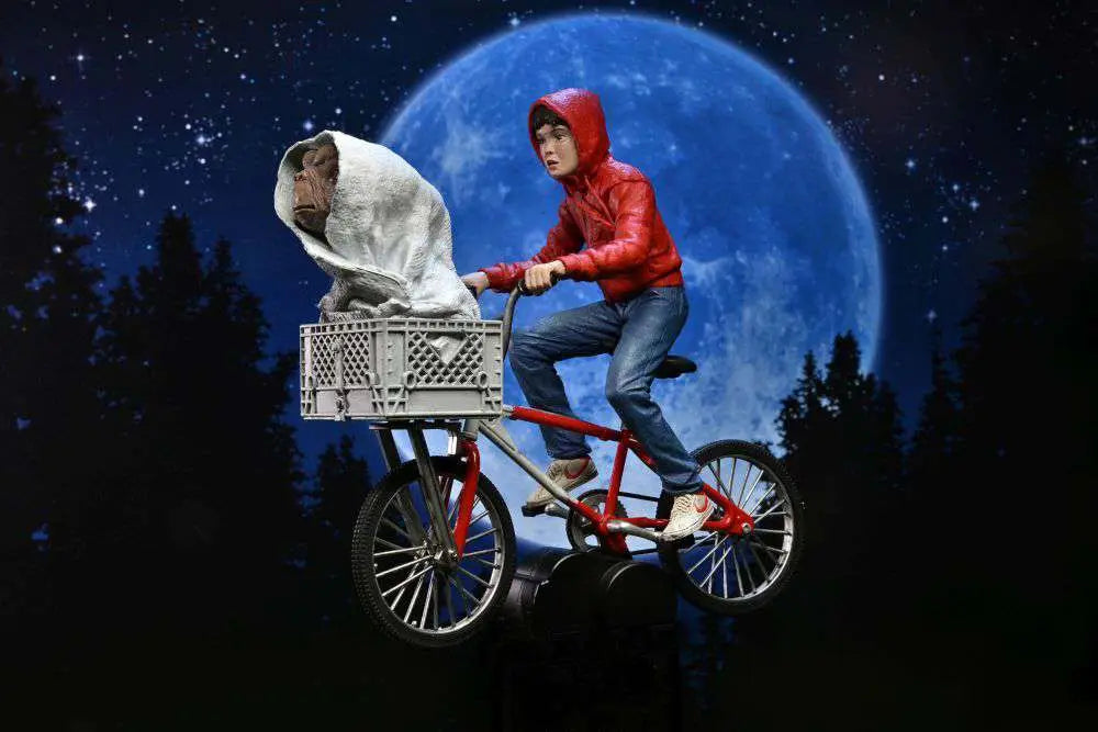 E.T. 40TH ANN ELLIOT & E.T. ON BICYCLE AF
