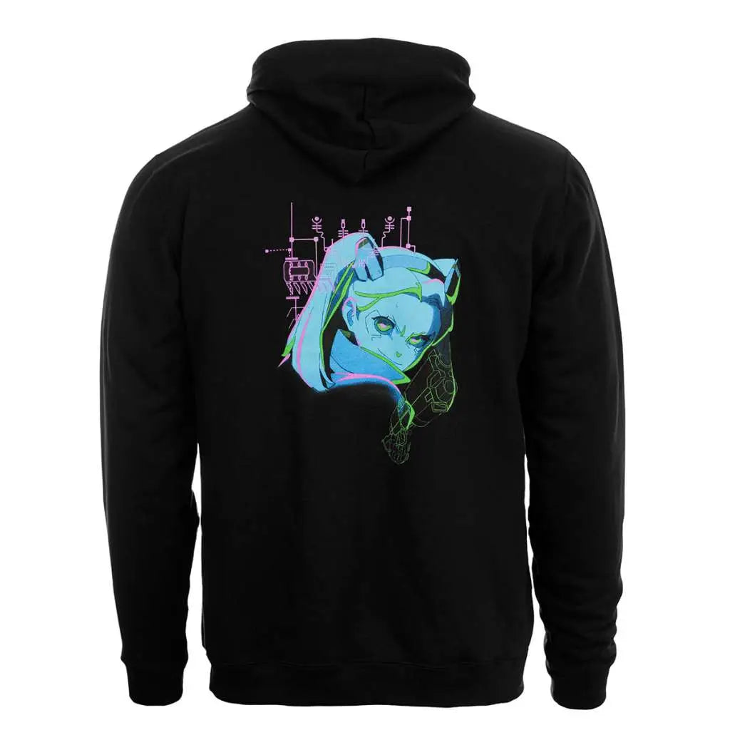 CYBERPUNK EDGERUNNERS NEON REBECCA HOODIE S