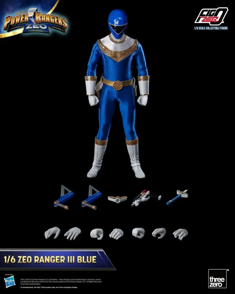 POWER RANGERS ZEO RANGER III BLUE 1/6 FIGURE