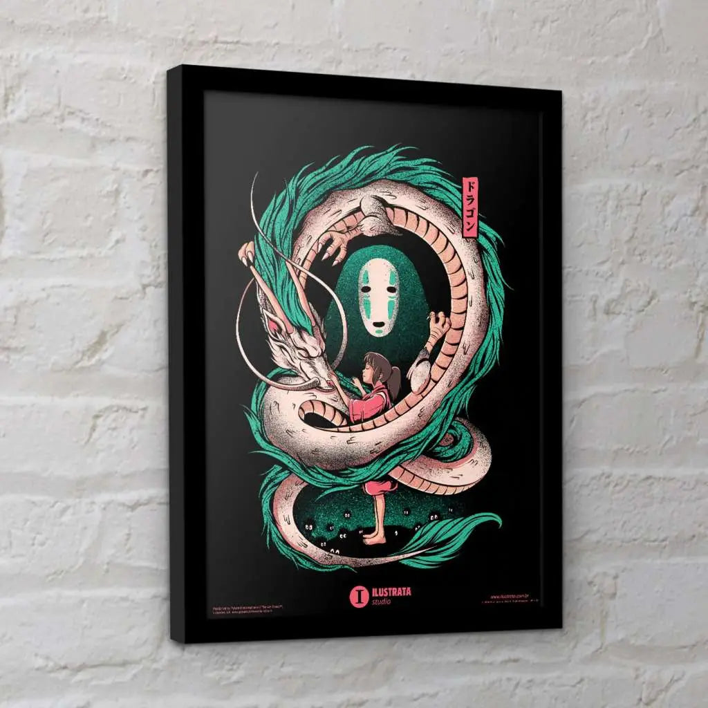 ILUSTRATA THE GIRL AND THE DRAGON COLLECTOR PRINT