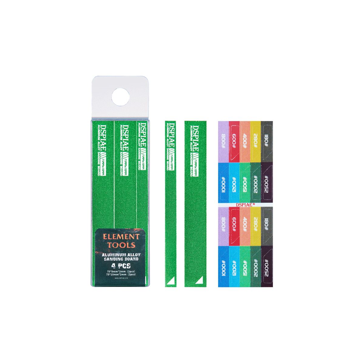 DSPIAE Aluminium-Schleifbrett