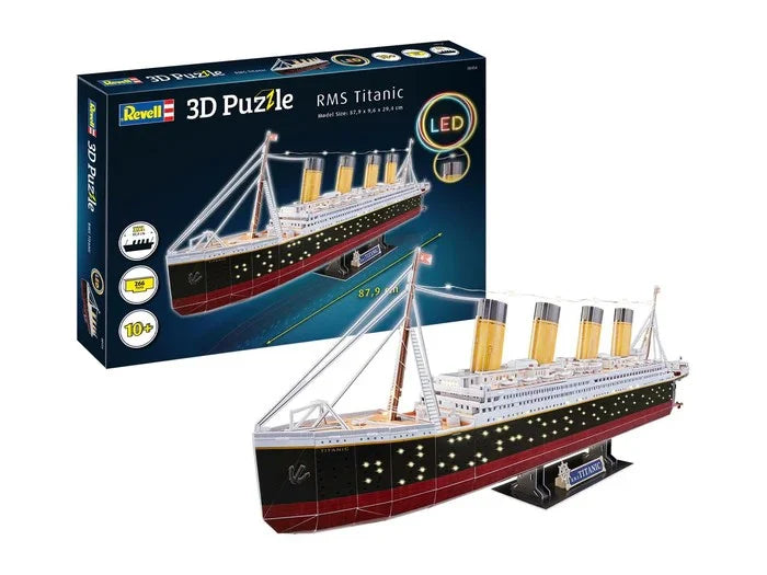 RMS TITANIC - Puzzle 3D 266pcs - Led Edition