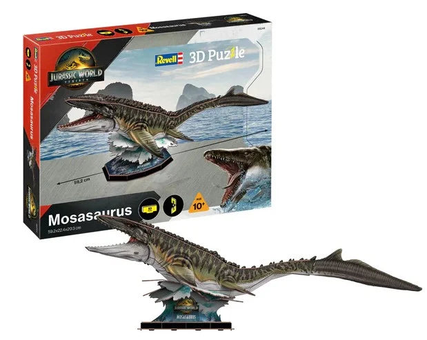 JURASSIC WORLD - Rebirth Mosasaurus - 3D Puzzle xxpcs