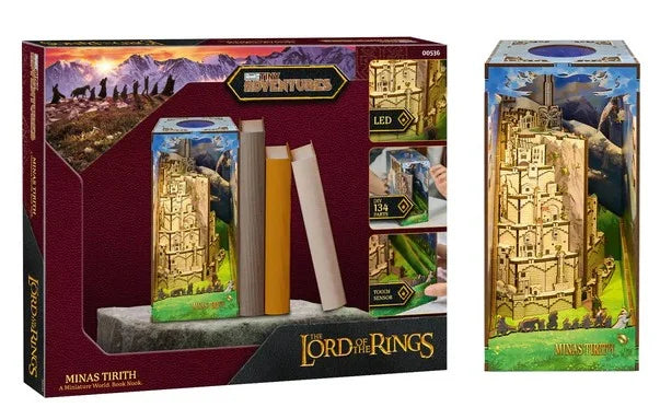 LORD OF THE RINGS - BOOK NOOK KIT - Minas Tirith - 134pc + LED Light