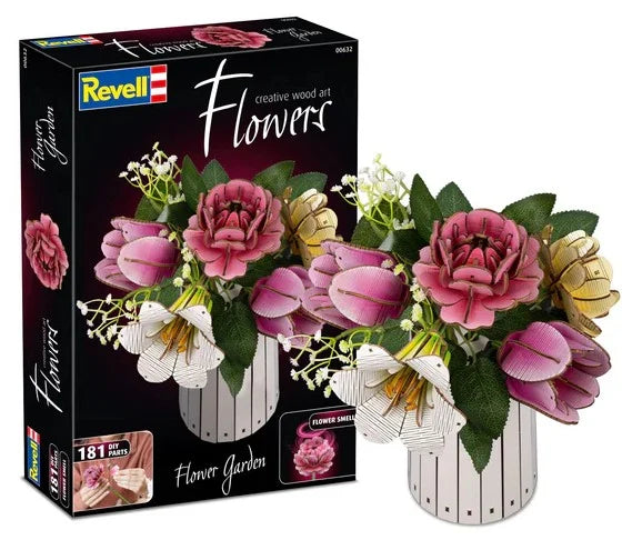 WOODEN FLOWER - Flower Garden - 181pc