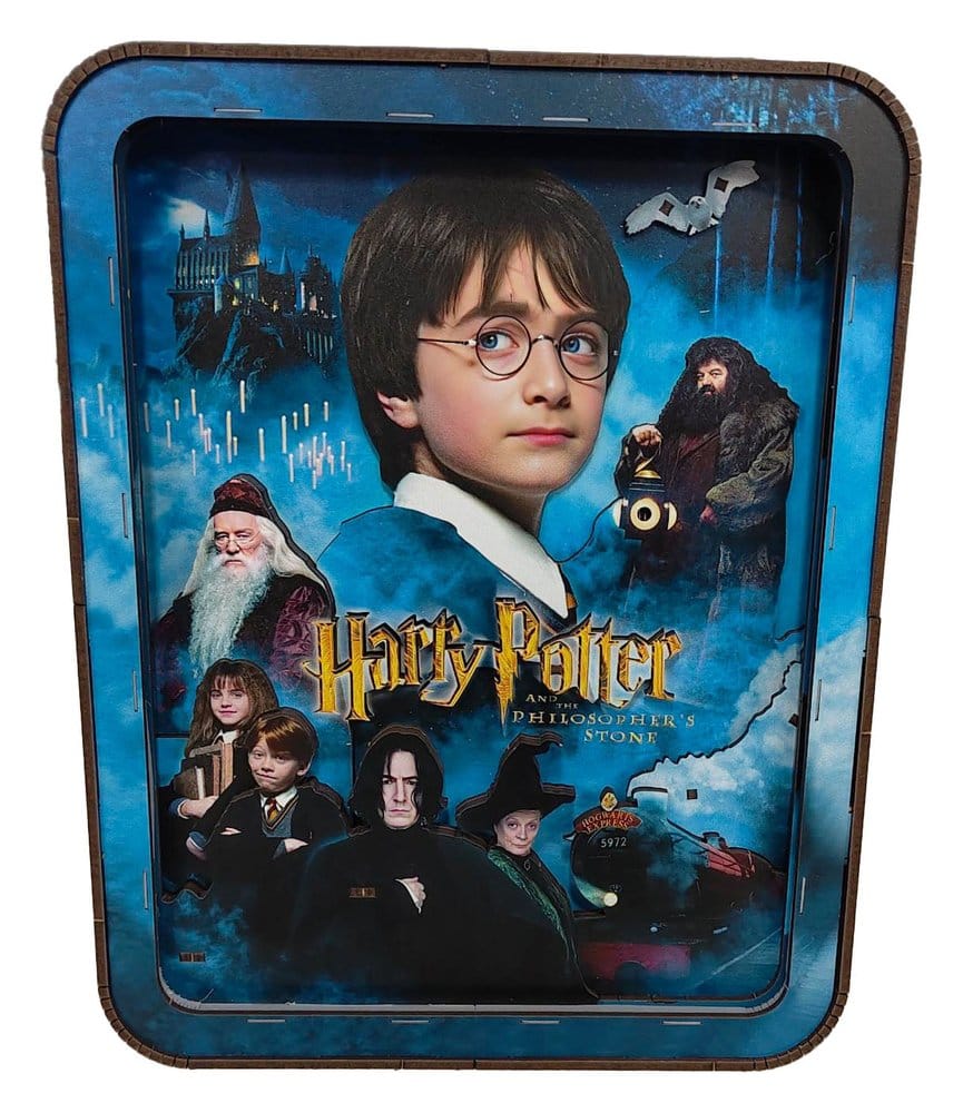 HARRY POTTER - Wall Frame - The Philosopher Stone - xxpc + LED Light