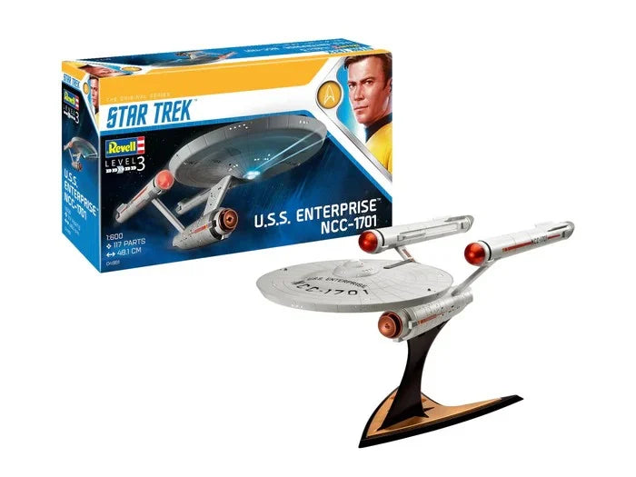 STAR TREK THE ORIGINAL SERIES - USS Enterprise - Model Kit 1/600
