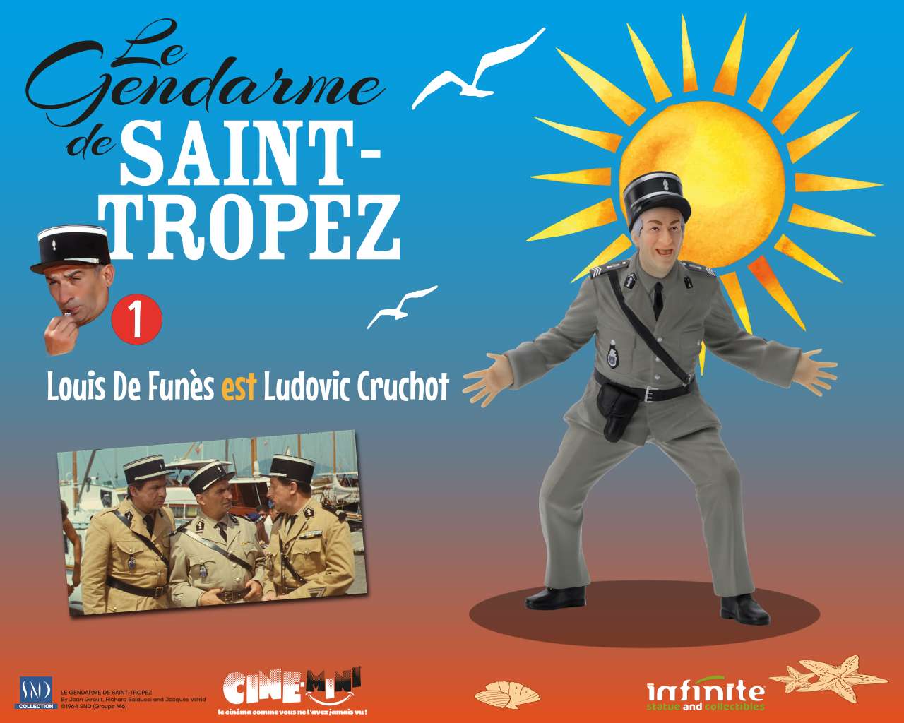 THE TROOPS OF ST. TROPEZ - Ludovic Cruchot - Figure 10cm