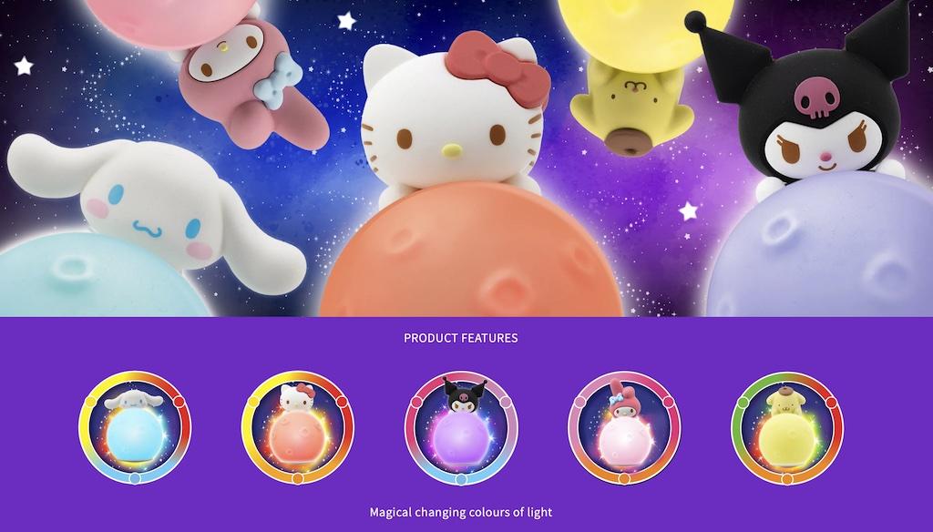 HELLO KITTY - Little Moon Light-Serie - Sortiment 12 Figuren 8,22 cm