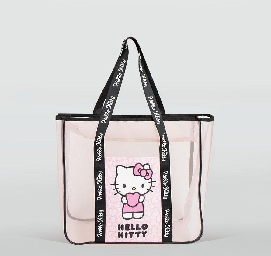 HELLO KITTY - Rose - Sac de Plage Premium '62x39x20cm'