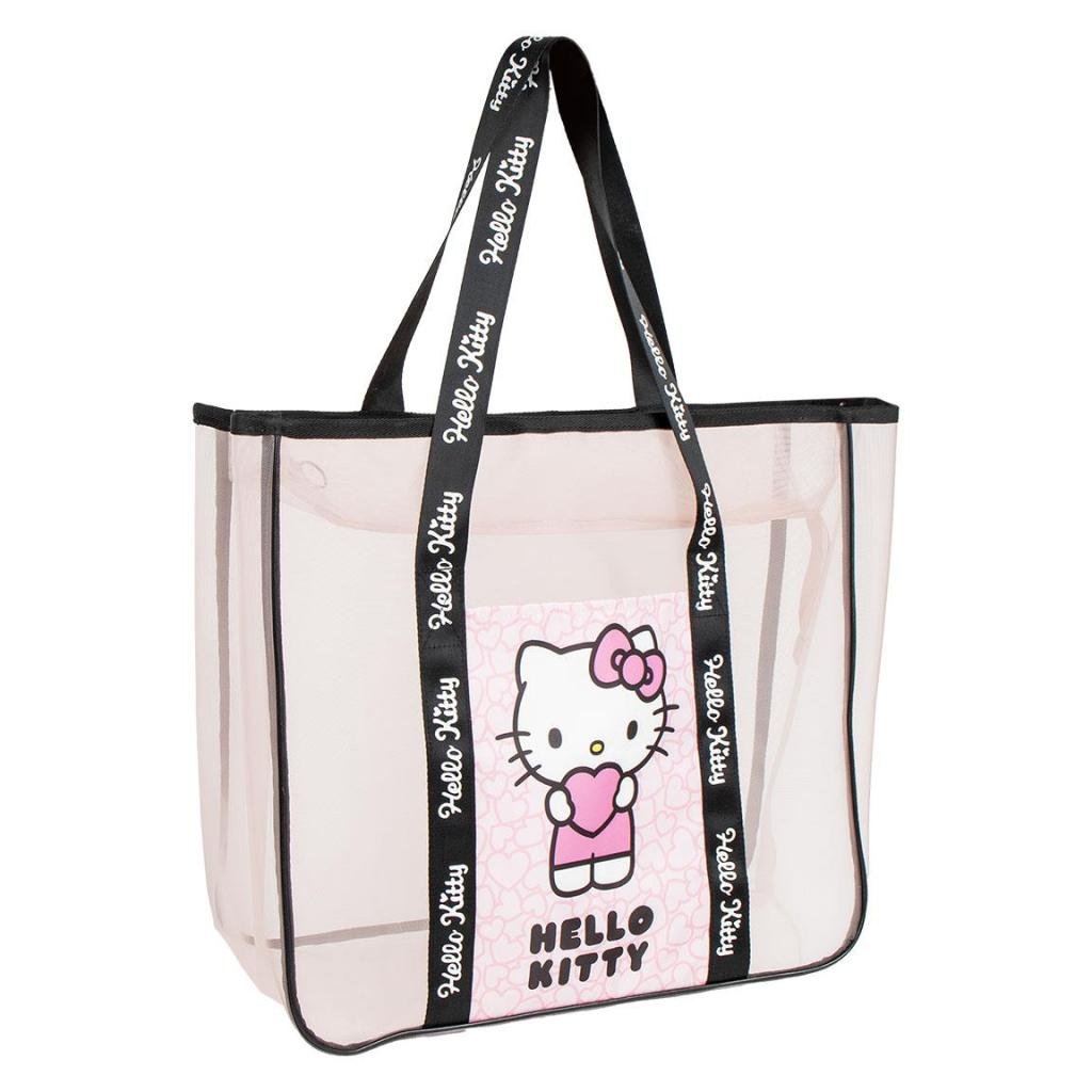 HELLO KITTY - Rose - Sac de Plage Premium '62x39x20cm'